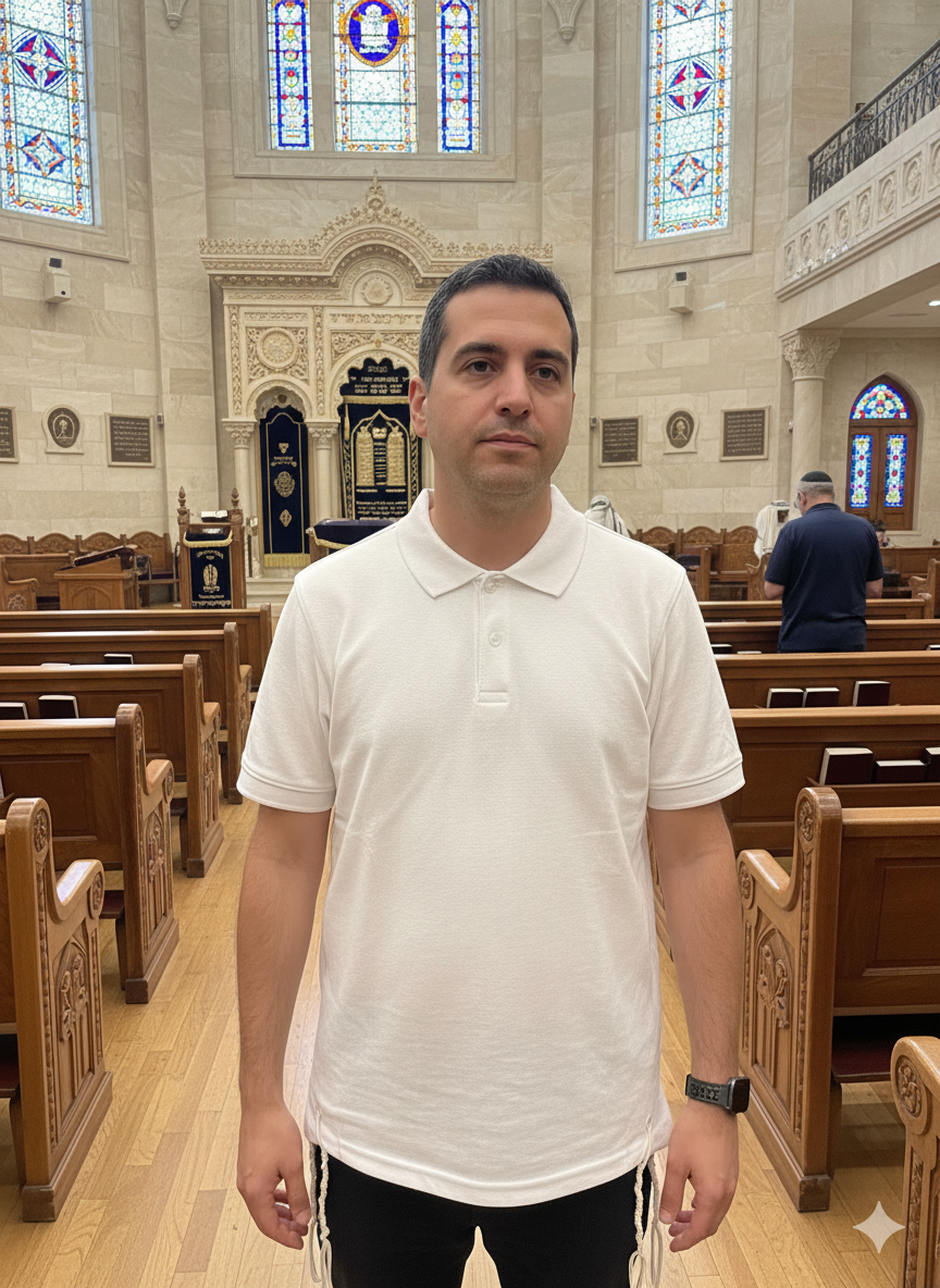 Men's Tzitzit Polo 613